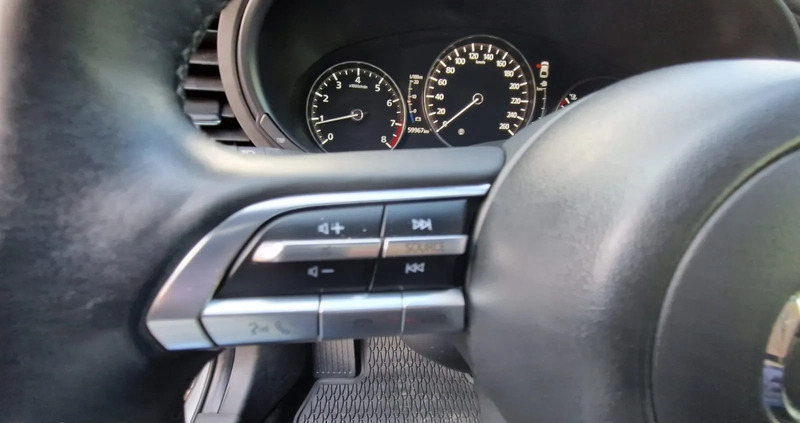 Mazda 3 cena 73900 przebieg: 59000, rok produkcji 2019 z Pakość małe 436